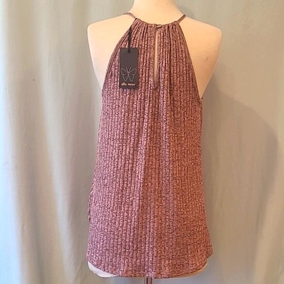 Ella moss sleeveless top rose gold NWT szS - Picture 3 of 5